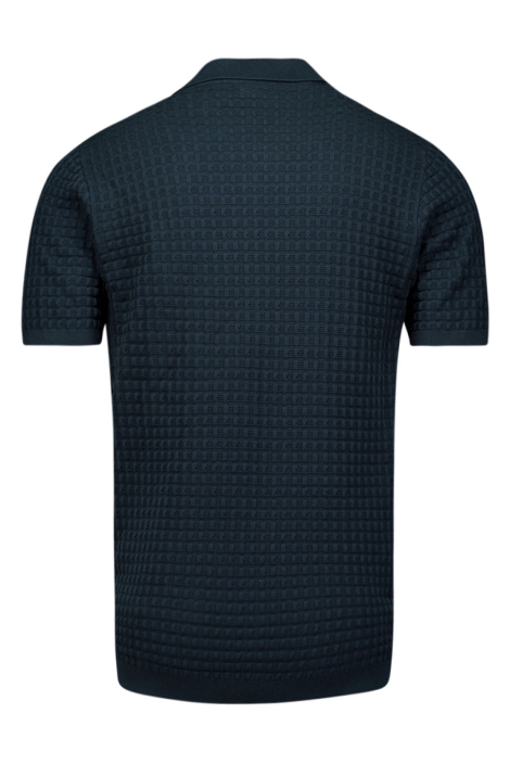 NO-EXCESS pullover short sleeve polo v solid